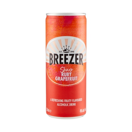 Mynd Breezer Ruby Grapefruit 250ml dós